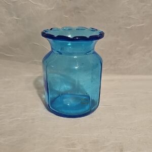 Azure Glass Vase